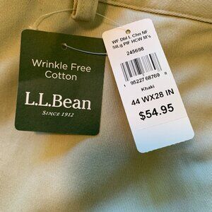 LL Bean Wrinkle Free Khakis